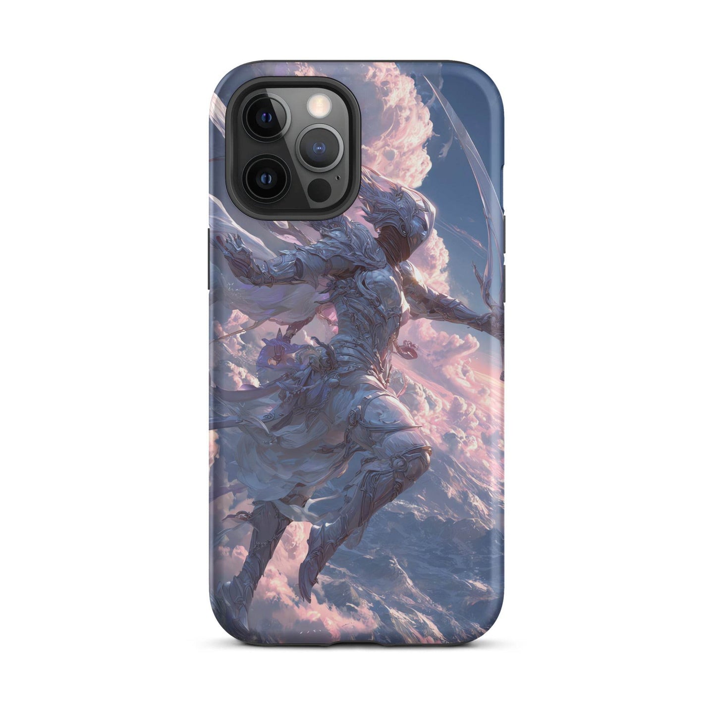 Wind Elemental Knight, Original Anime Art Tough Case for iPhone® - Chromavolt