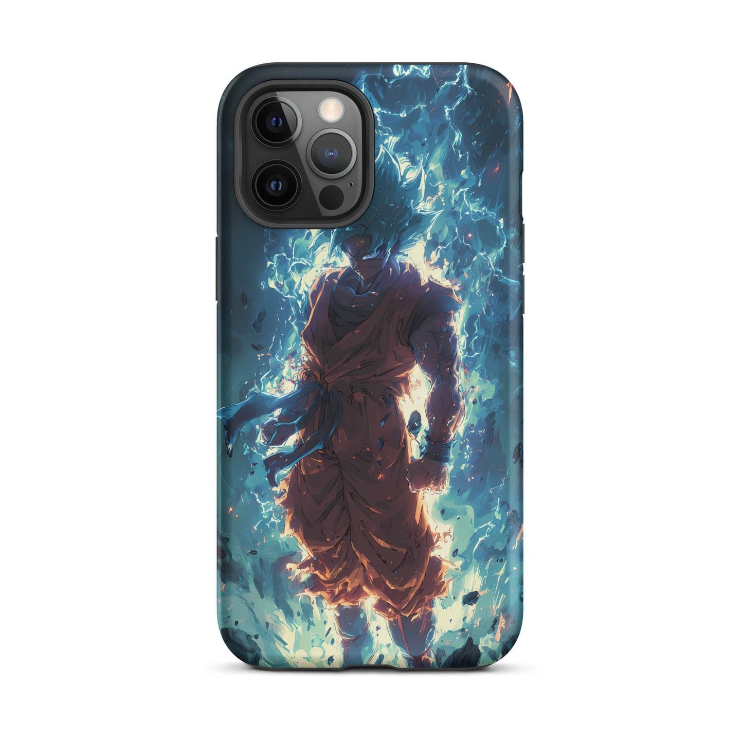 Super Saiyan Blue Goku, Dragon Ball Super Anime Fan Art Tough Case for iPhone® - Chromavolt