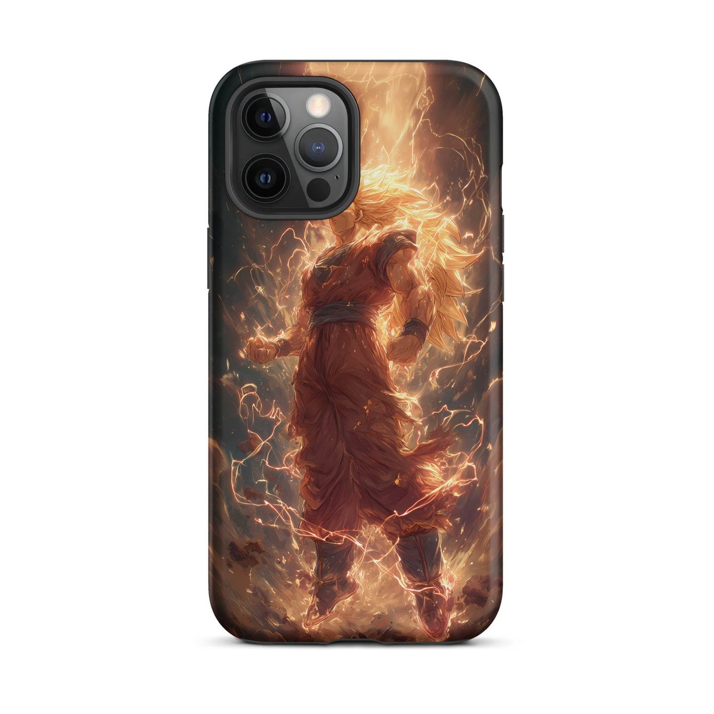 Super Saiyan 3 Goku, Dragon Ball Z Anime Fan Art Tough Case for iPhone® - Chromavolt