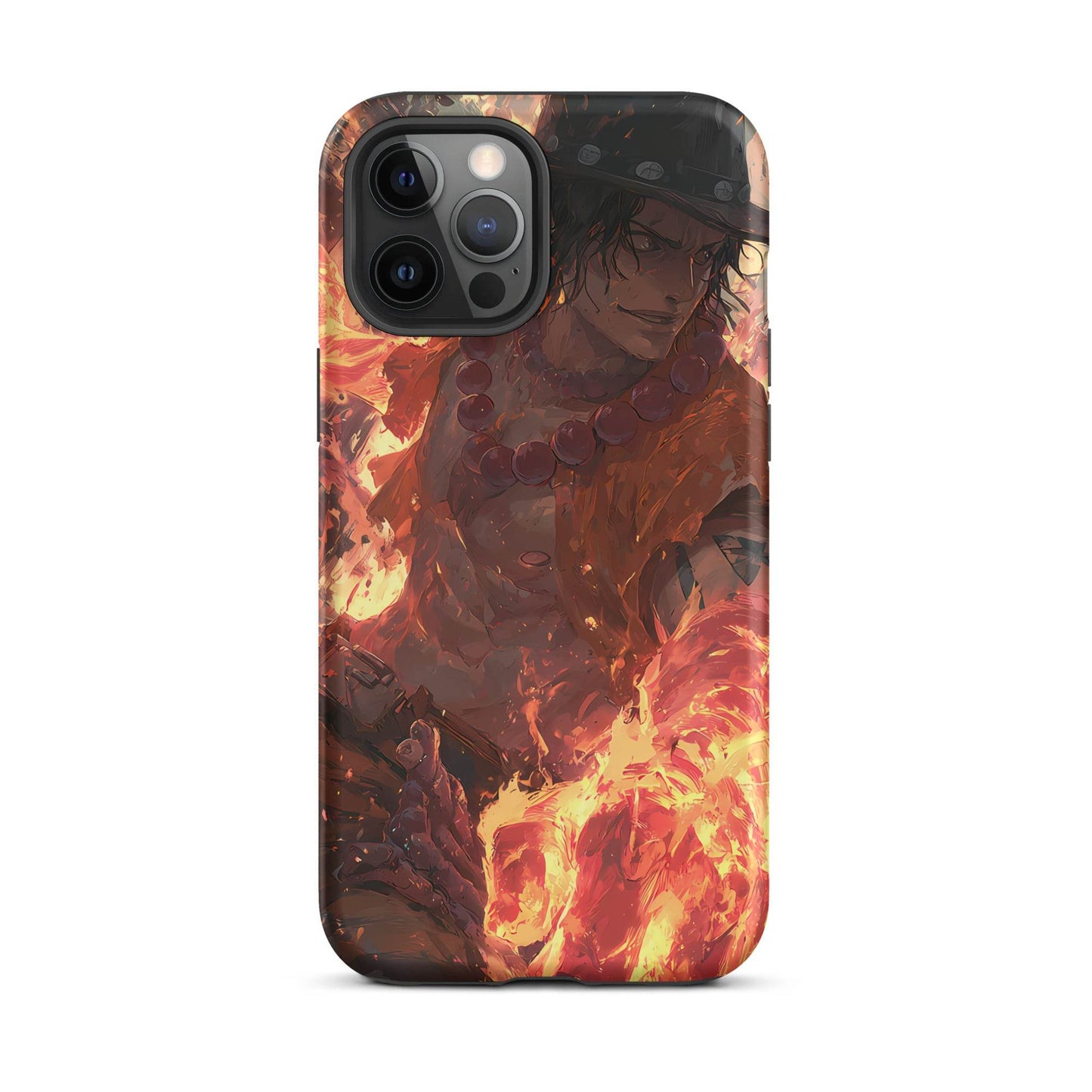 Fire Fist Ace, One Piece Portgas D. Ace Anime Fan Art Tough Case for iPhone® - Chromavolt