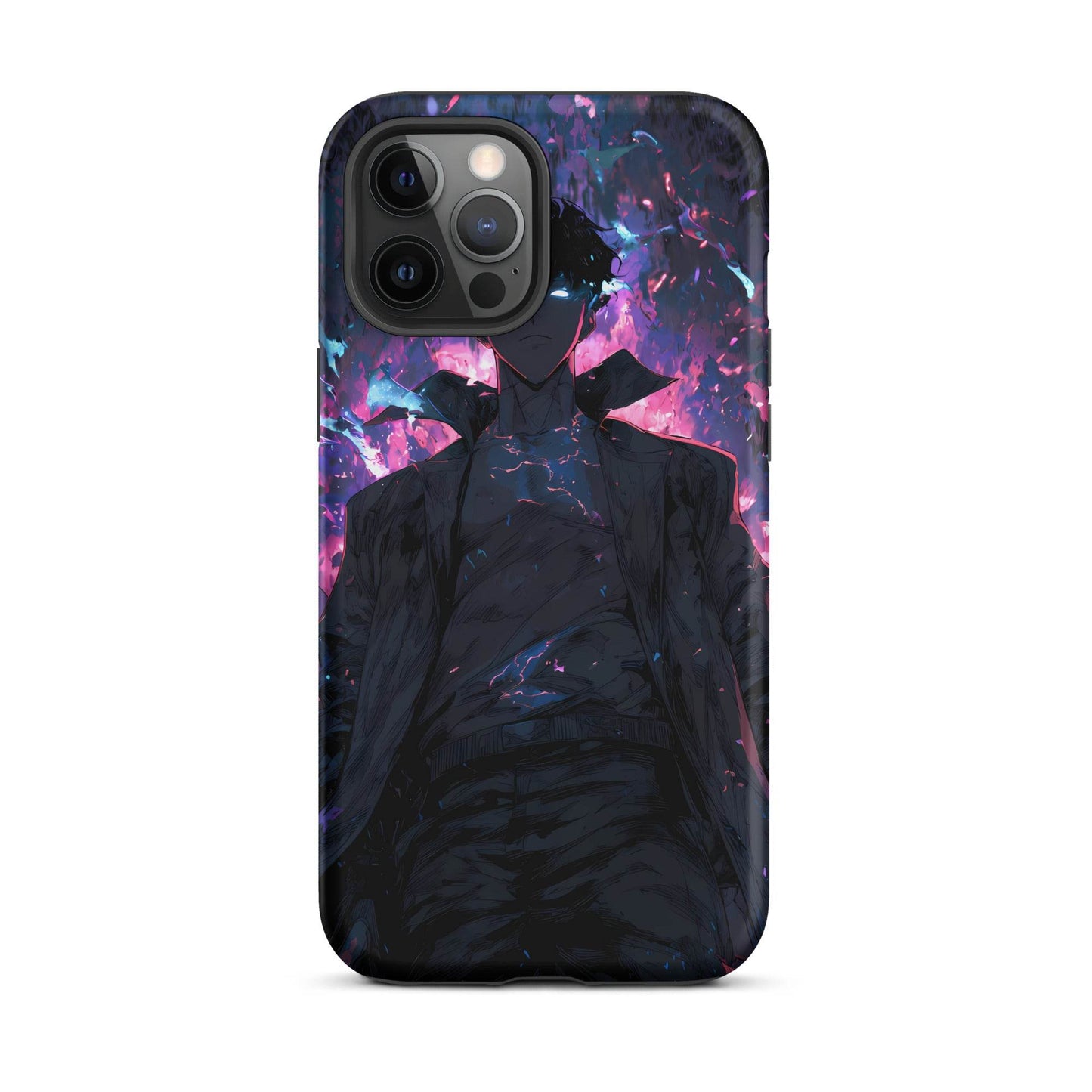 Solo Leveling Sung Jin Woo Anime Fan Art Tough Case for iPhone® - Chromavolt