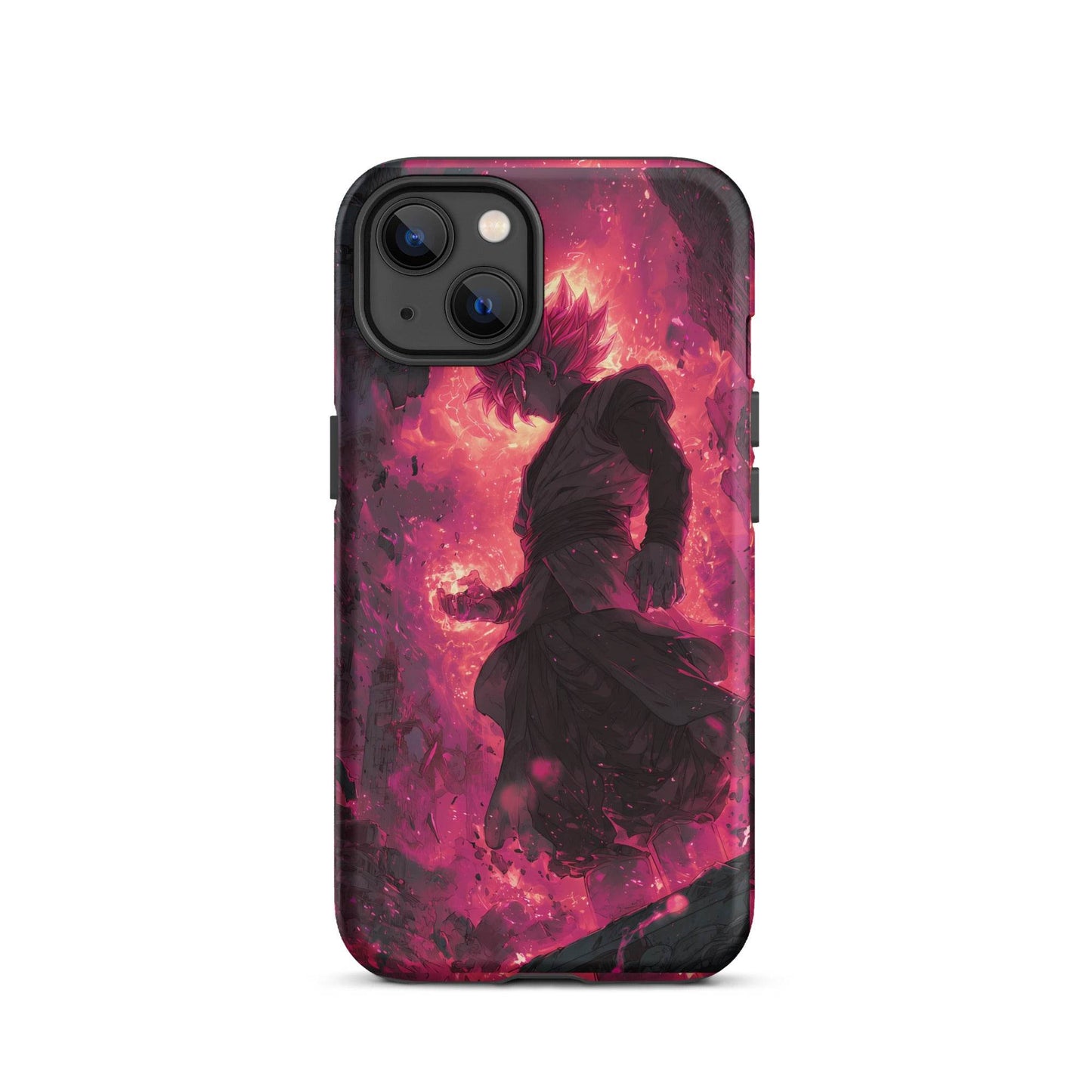 Zamasu Goku Black, Pink Rose Super Saiyan Dragon Ball Tough Case for iPhone® - Chromavolt