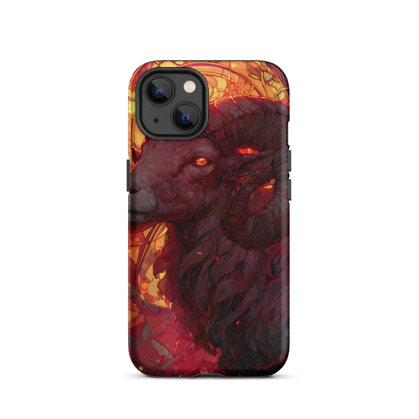 Aries Zodiac Sign Fan Art Tough Case for iPhone® - Chromavolt