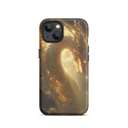 Light Dragon: The Celestial Flame Tough Case for iPhone® - Chromavolt