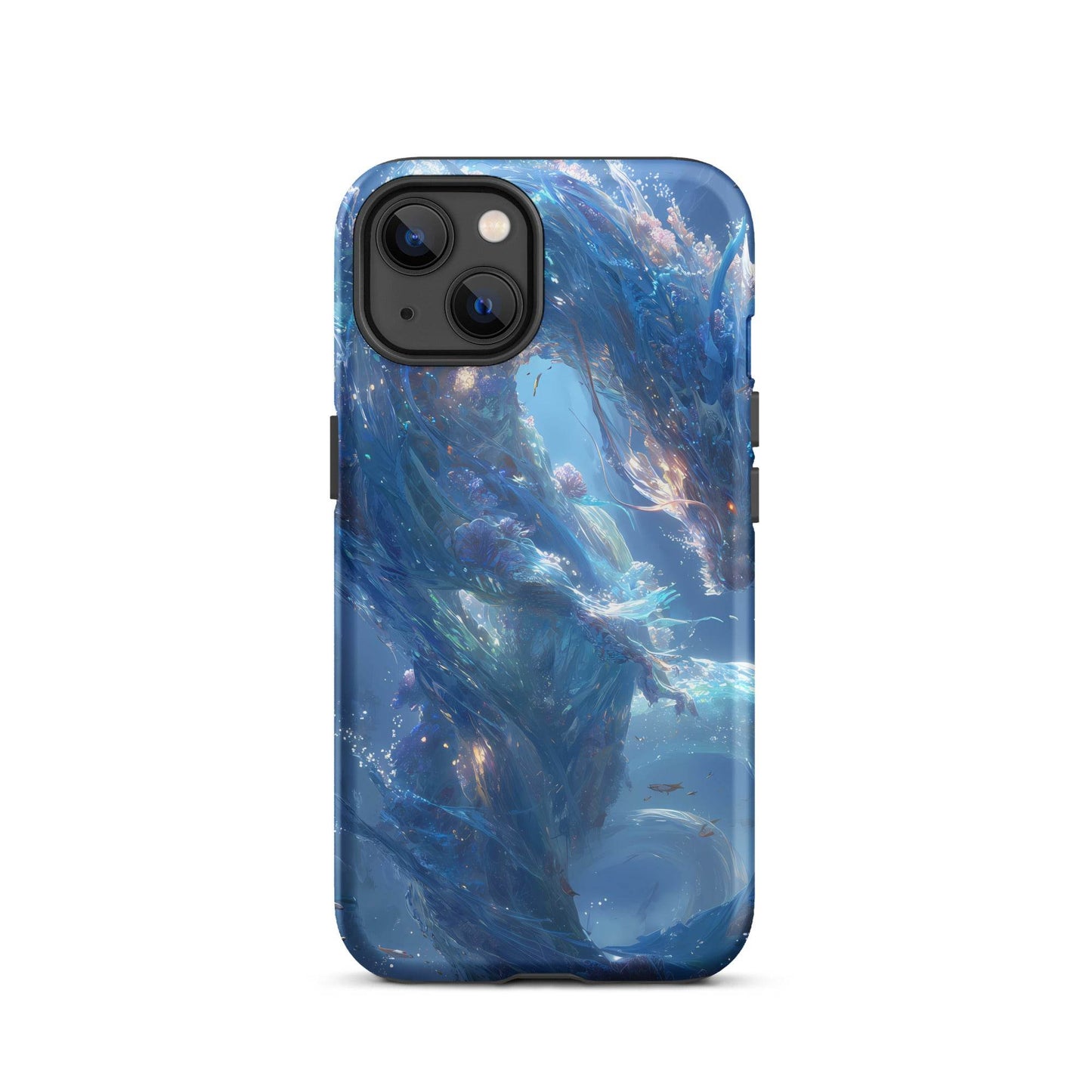 Water Dragon: The Serpent of Serenity Tough Case for iPhone® - Chromavolt