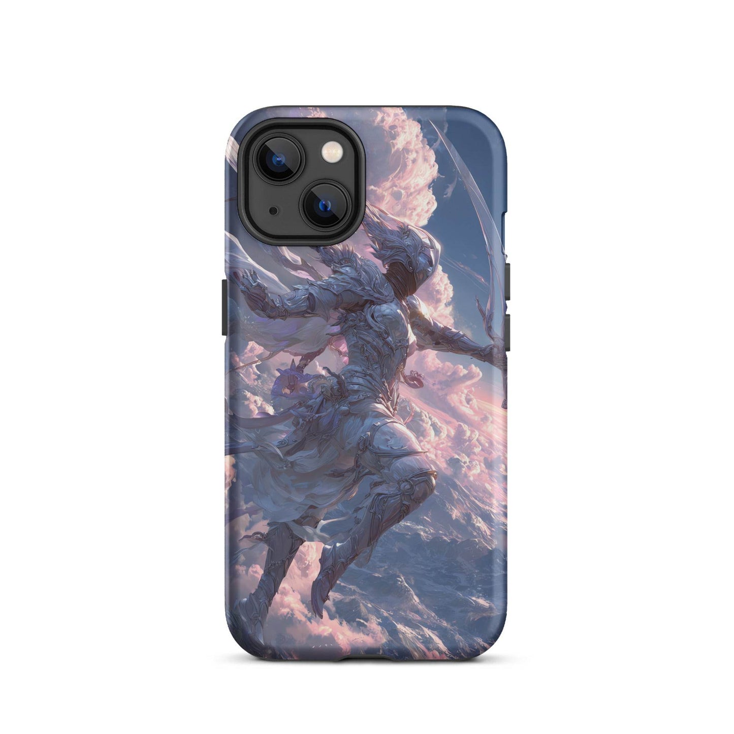 Wind Elemental Knight, Original Anime Art Tough Case for iPhone® - Chromavolt