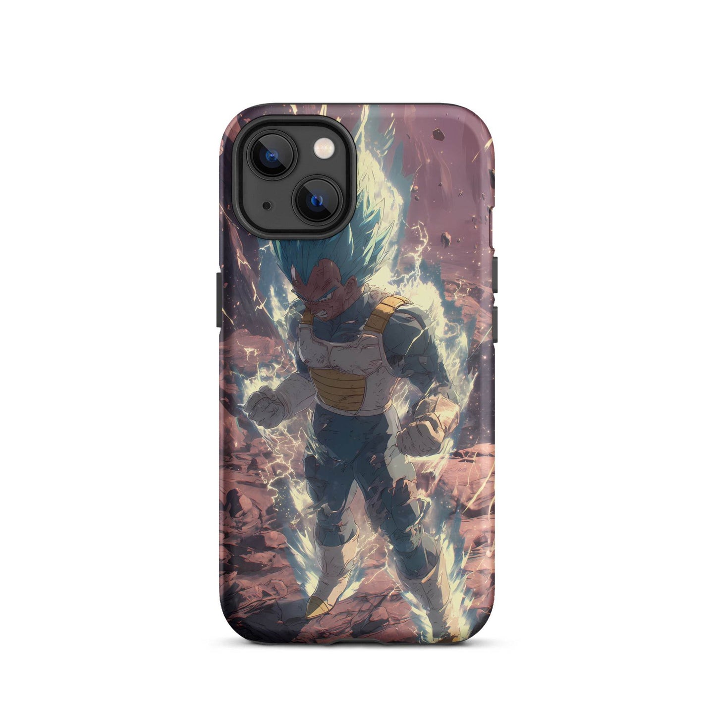 Super Saiyan Blue Vegeta, Dragon Ball Super Anime Fan Art Tough Case for iPhone® - Chromavolt