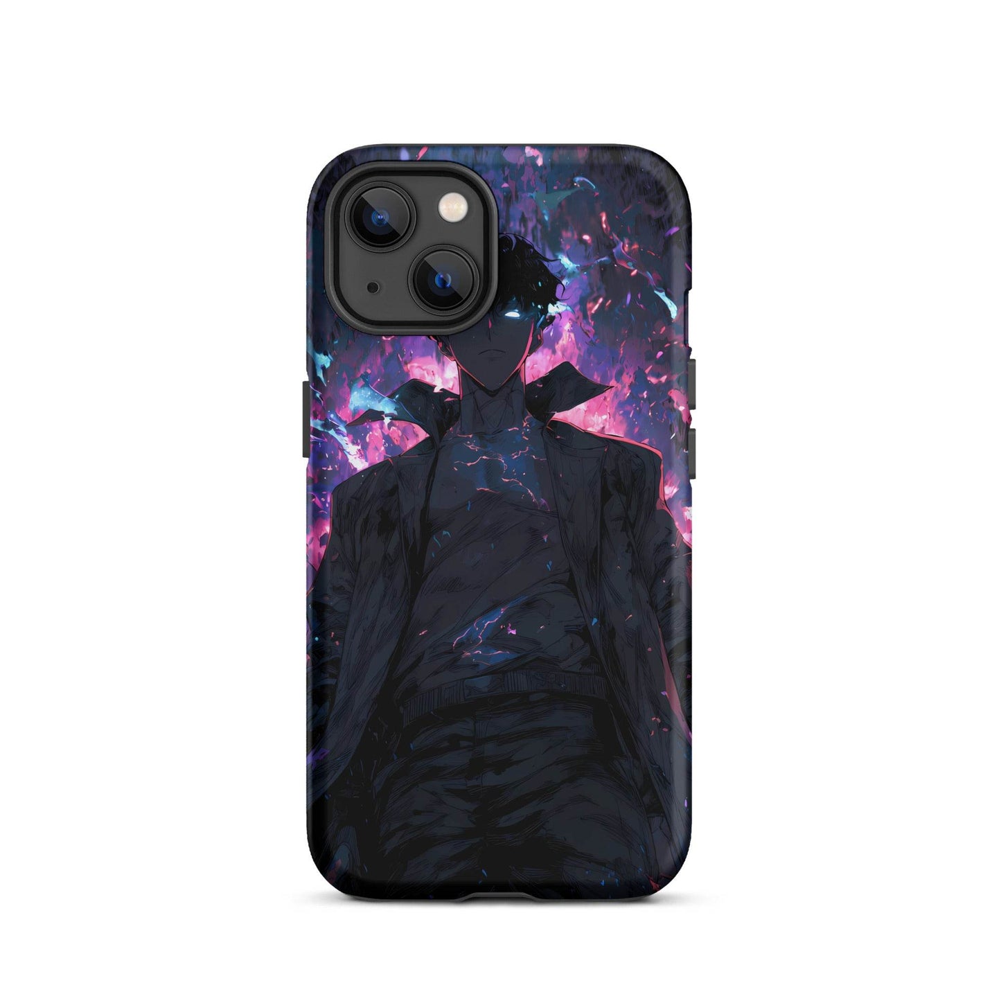 Solo Leveling Sung Jin Woo Anime Fan Art Tough Case for iPhone® - Chromavolt