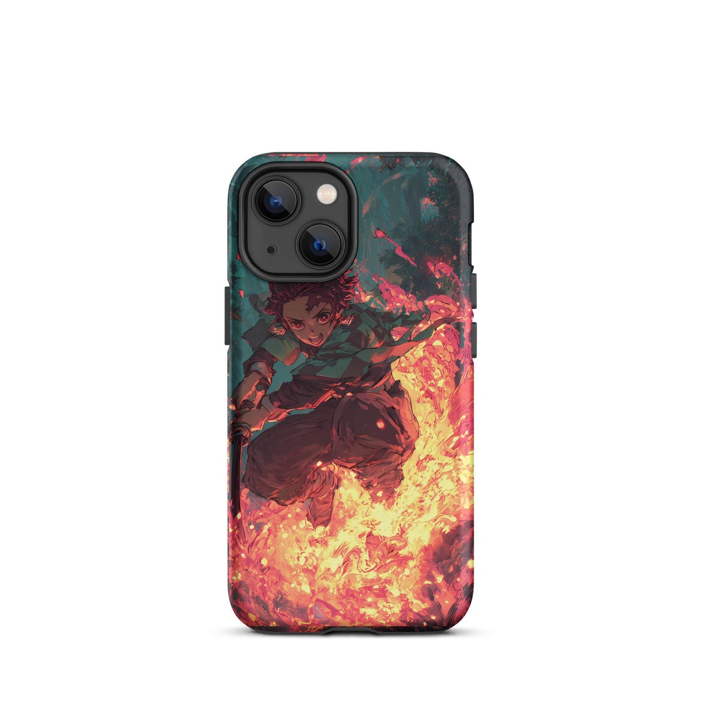Tanjiro Kamado Hinokami Kagura, Demon Slayer Anime Tough Case for iPhone® - Chromavolt