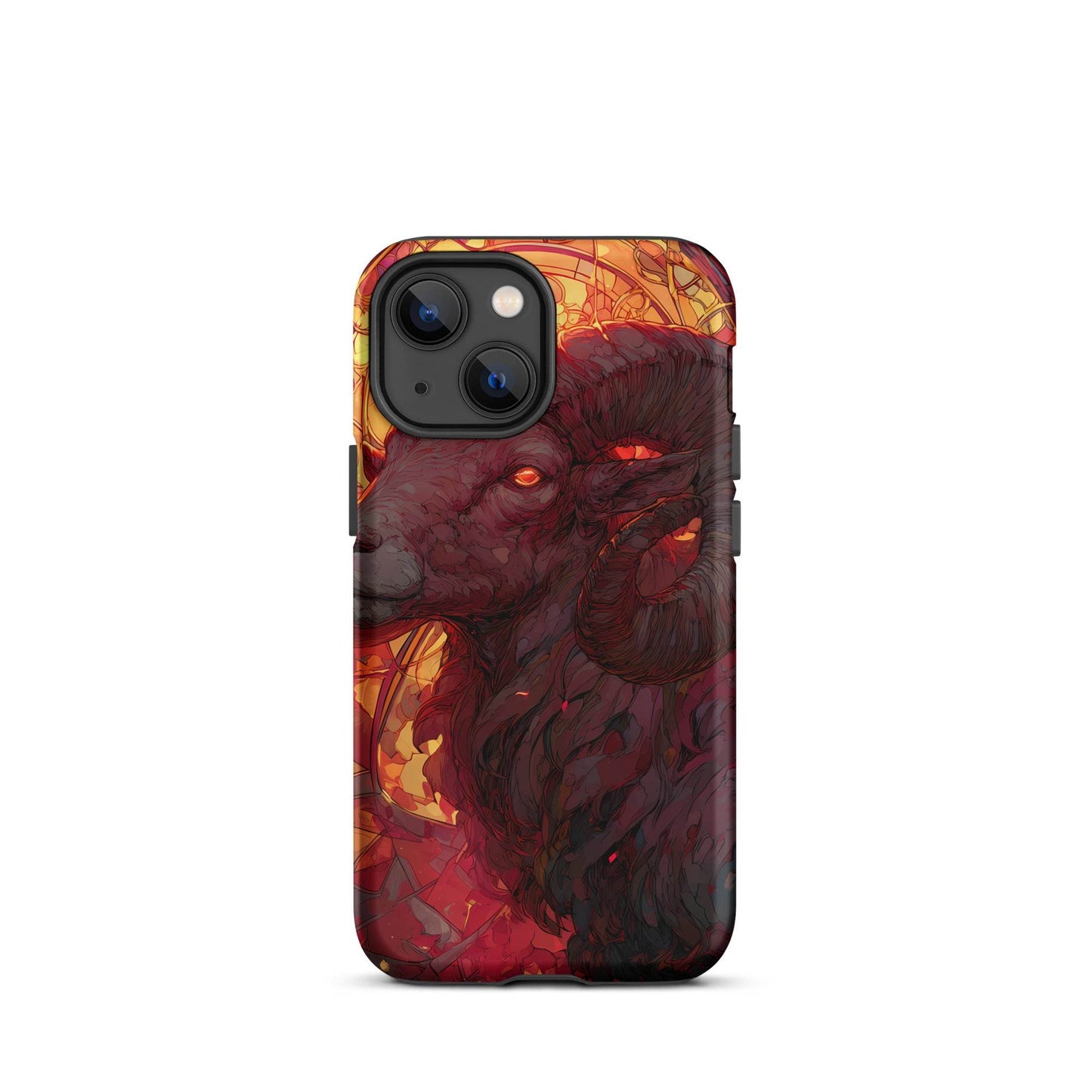 Aries Zodiac Sign Fan Art Tough Case for iPhone® - Chromavolt