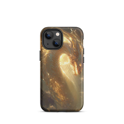 Light Dragon: The Celestial Flame Tough Case for iPhone® - Chromavolt