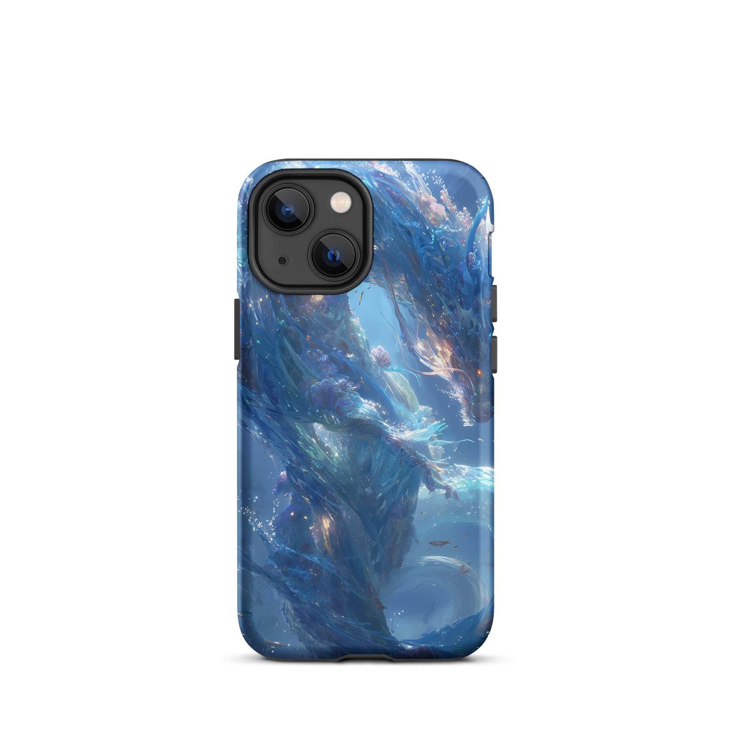 Water Dragon: The Serpent of Serenity Tough Case for iPhone® - Chromavolt