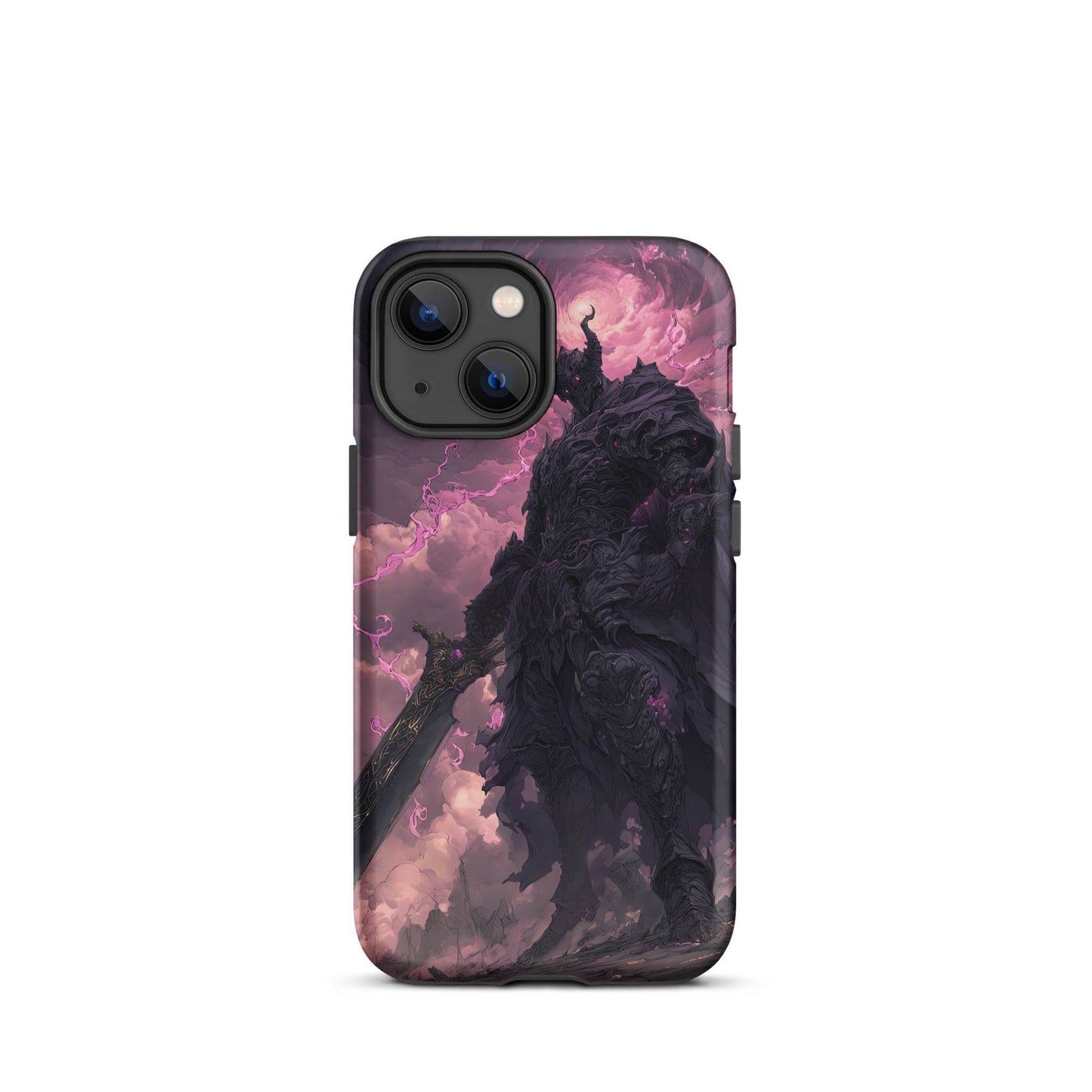 Dark Elemental Knight, Original Anime Art Tough Case for iPhone® - Chromavolt