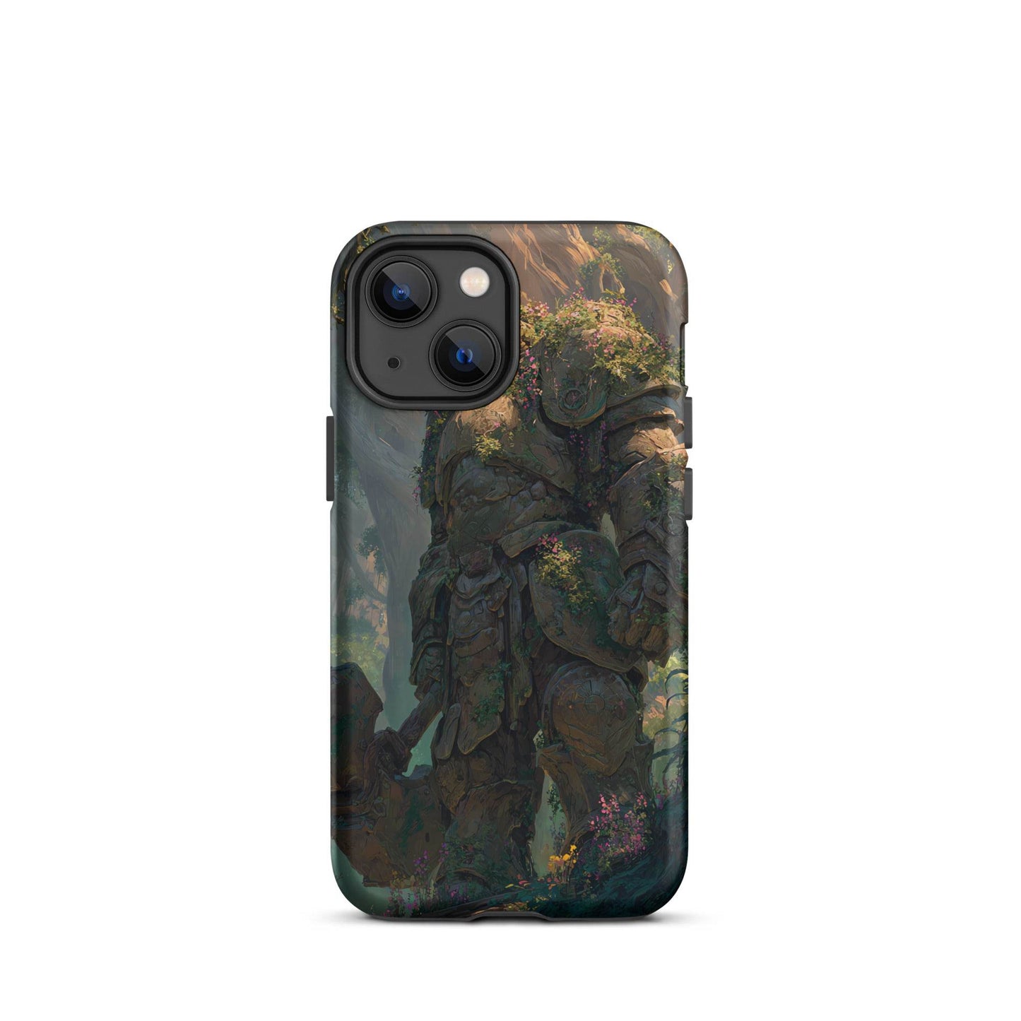 Earth Elemental Knight, Original Anime Art Tough Case for iPhone® - Chromavolt