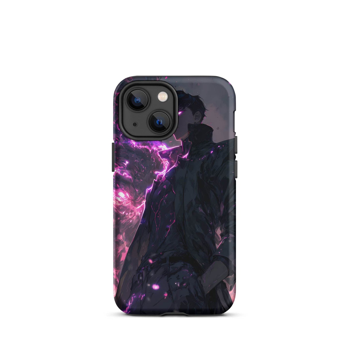 Solo Leveling Sung Jinwoo Shadow Monarch Anime Fan Art Tough Case for iPhone® - Chromavolt
