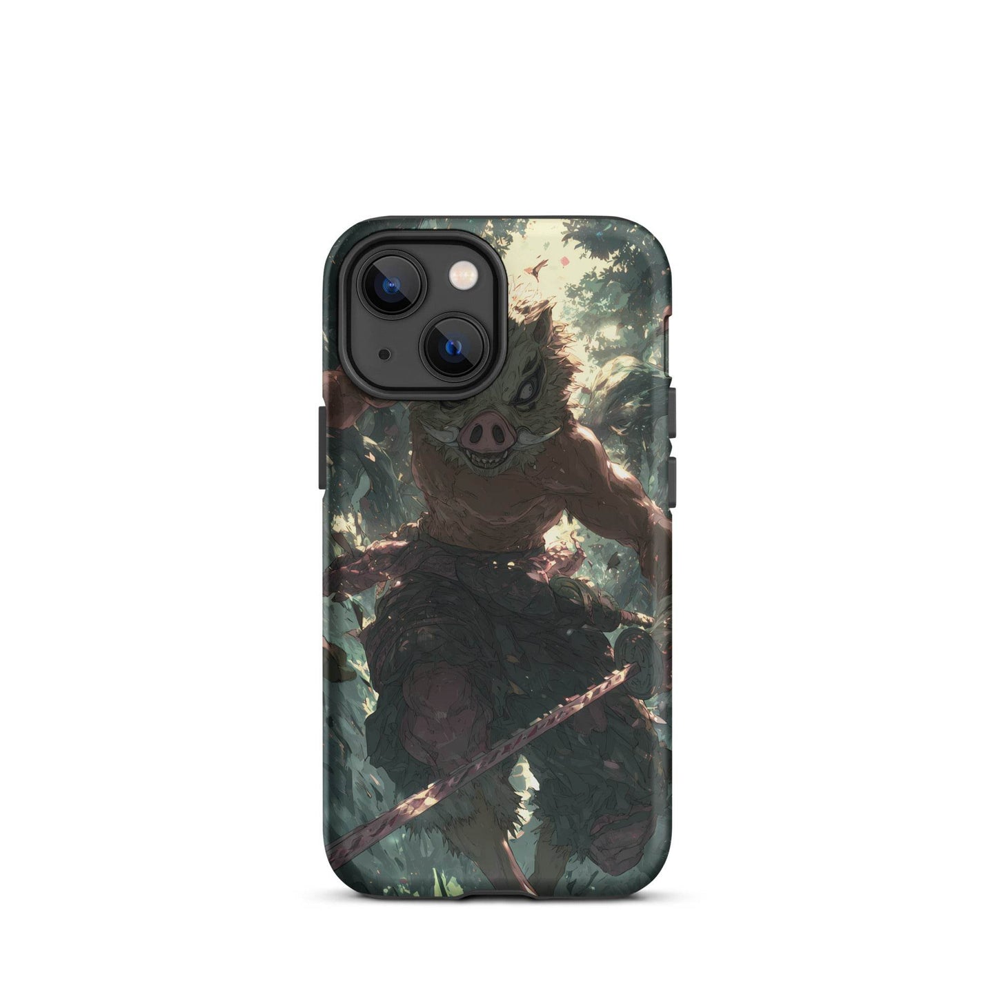 Inosuke Hashibira Demon Slayer Anime Fan Art Tough Case for iPhone® - Chromavolt