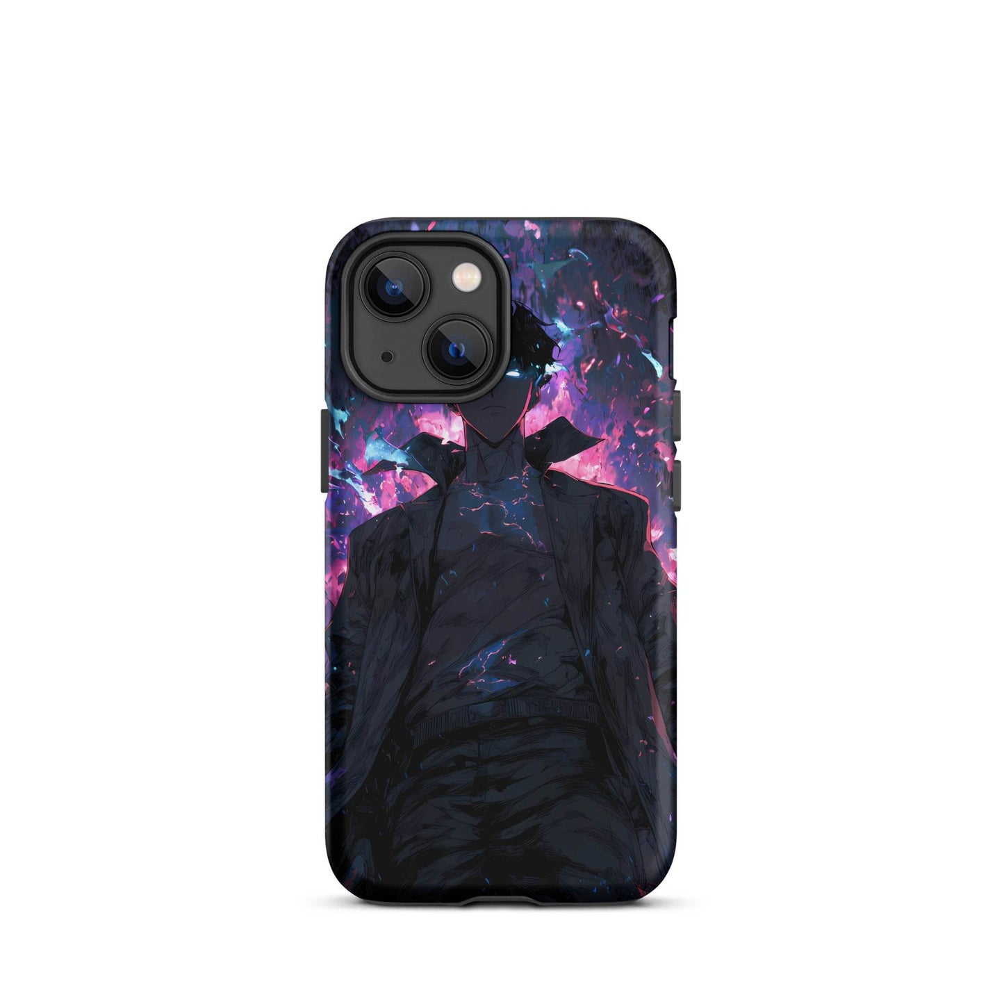 Solo Leveling Sung Jin Woo Anime Fan Art Tough Case for iPhone® - Chromavolt