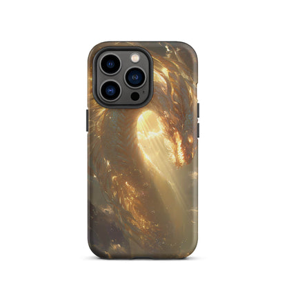 Light Dragon: The Celestial Flame Tough Case for iPhone® - Chromavolt