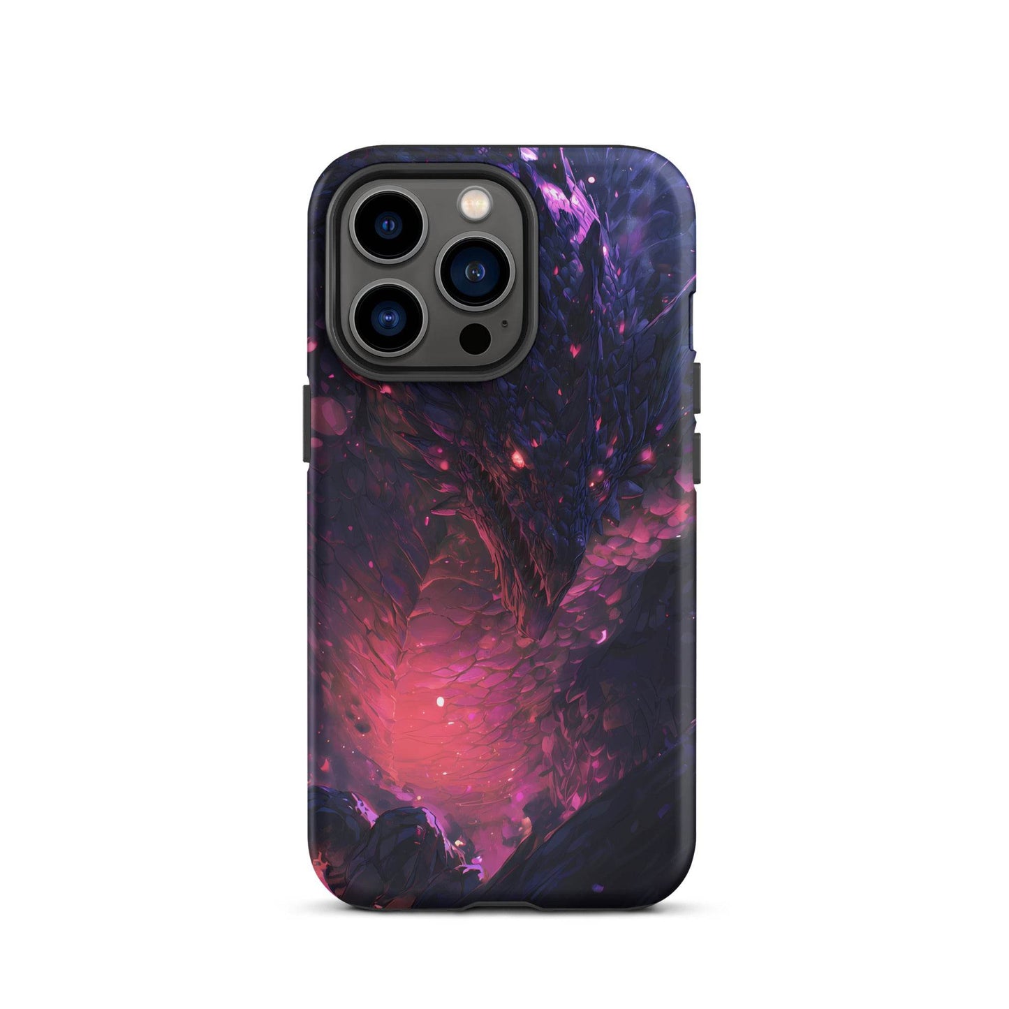 Darkness Dragon: The Void Warden Tough Case for iPhone® - Chromavolt