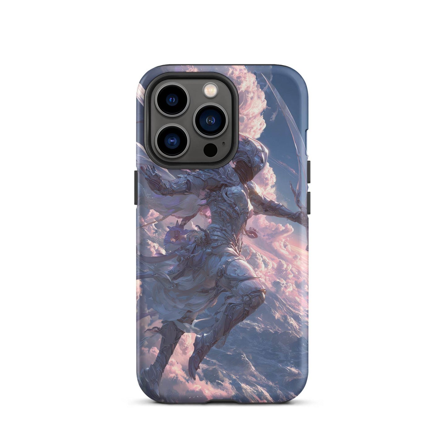 Wind Elemental Knight, Original Anime Art Tough Case for iPhone® - Chromavolt