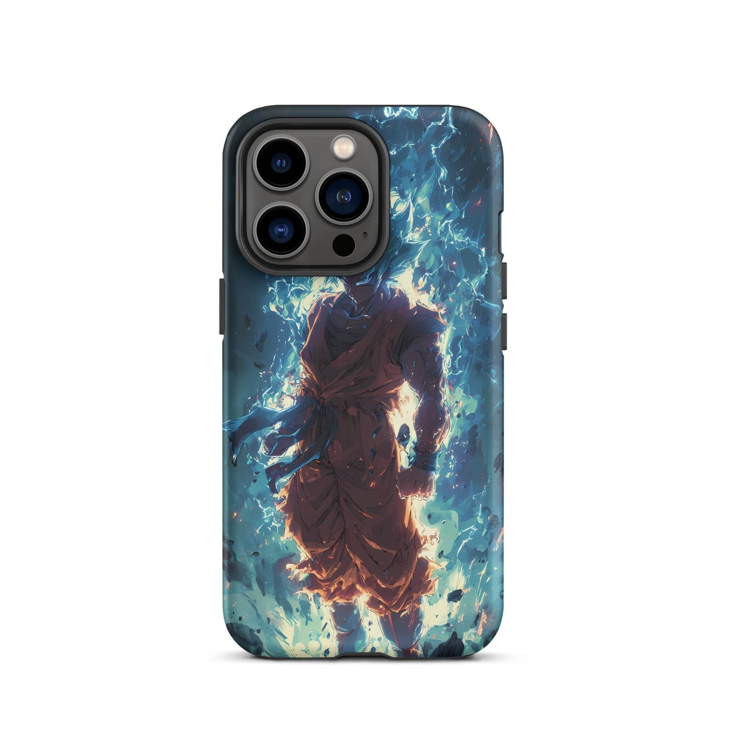 Super Saiyan Blue Goku, Dragon Ball Super Anime Fan Art Tough Case for iPhone® - Chromavolt