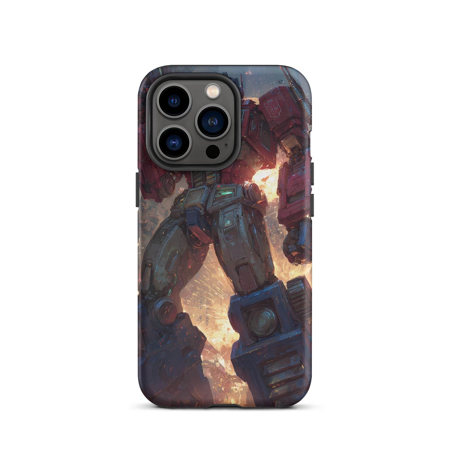 Optimus Prime Transformers Anime Fan Art Tough Case for iPhone® - Chromavolt
