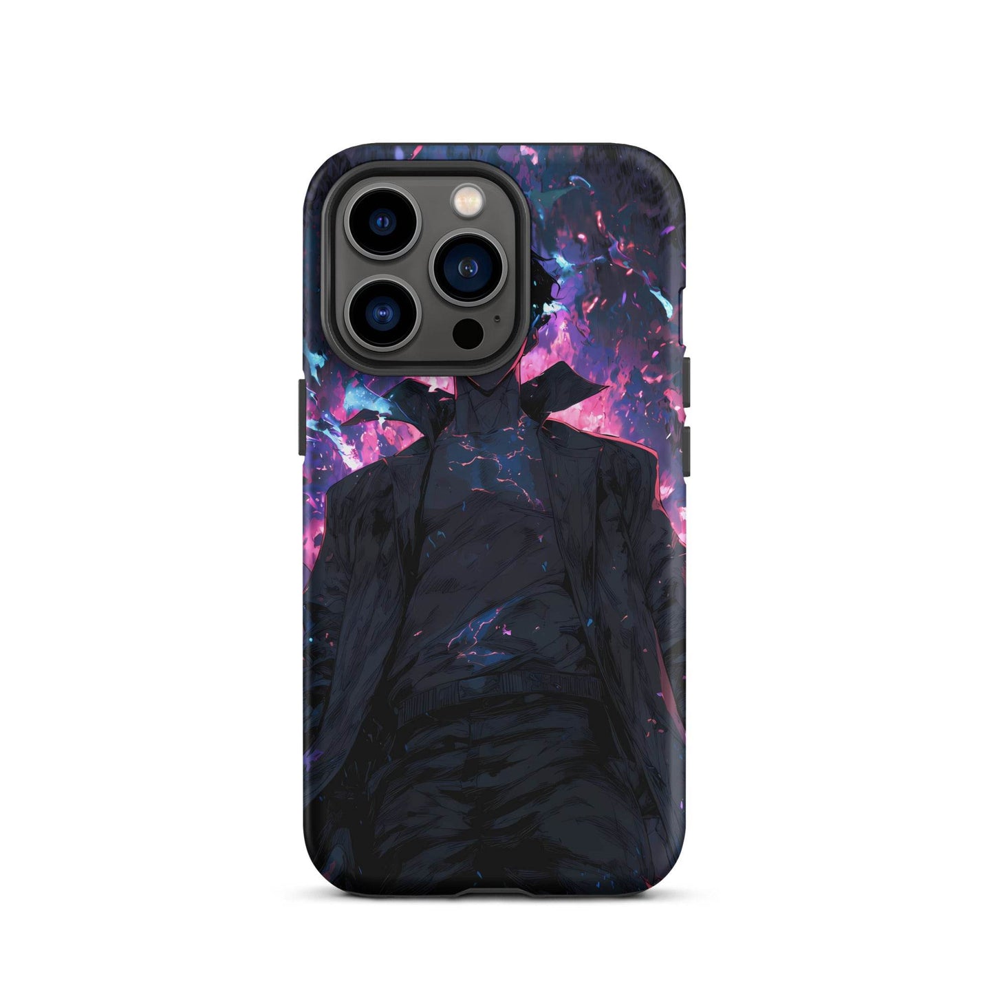 Solo Leveling Sung Jin Woo Anime Fan Art Tough Case for iPhone® - Chromavolt