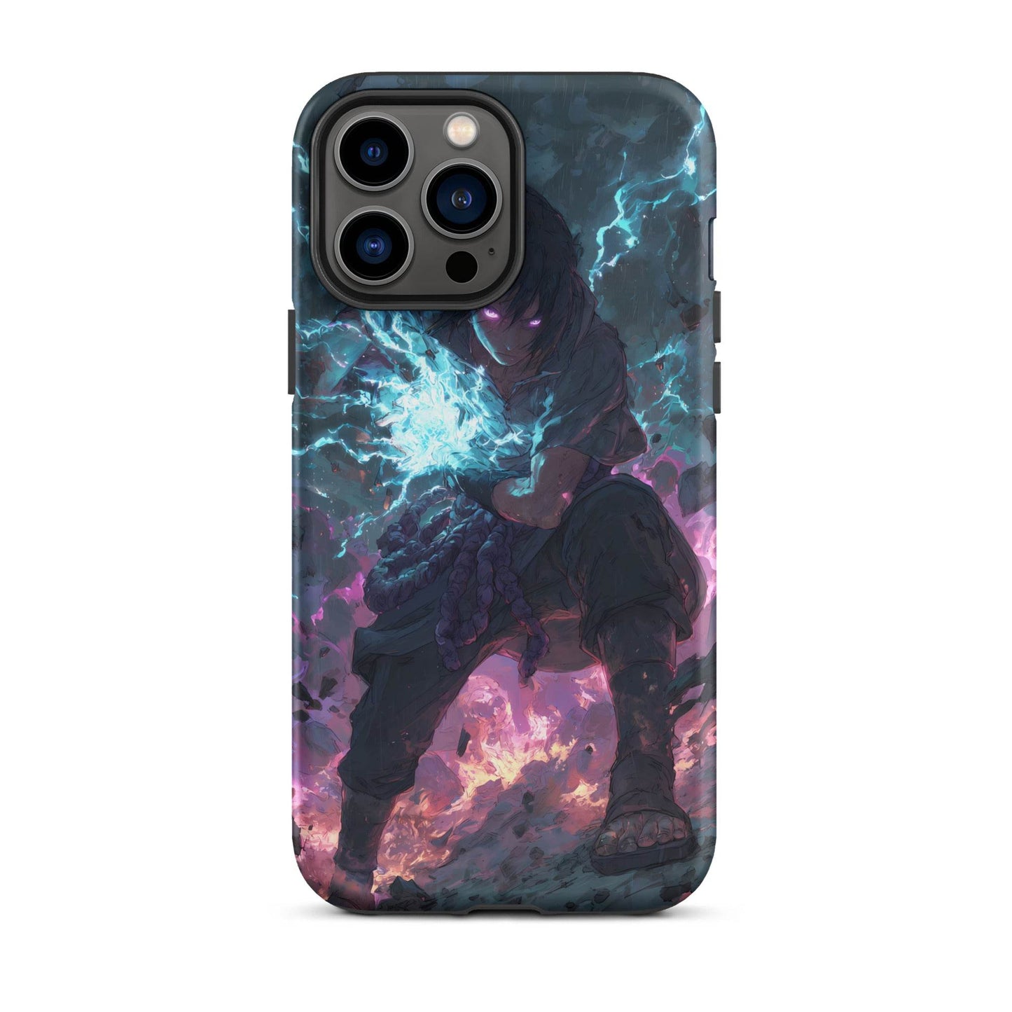 Sasuke Uchiha Chidori, Naruto Shippuden Tough Case for iPhone® - Chromavolt