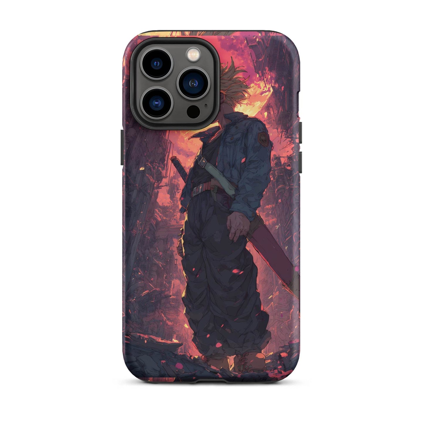 Super Saiyan Trunks Dragon Ball Z Tough Case for iPhone® - Chromavolt