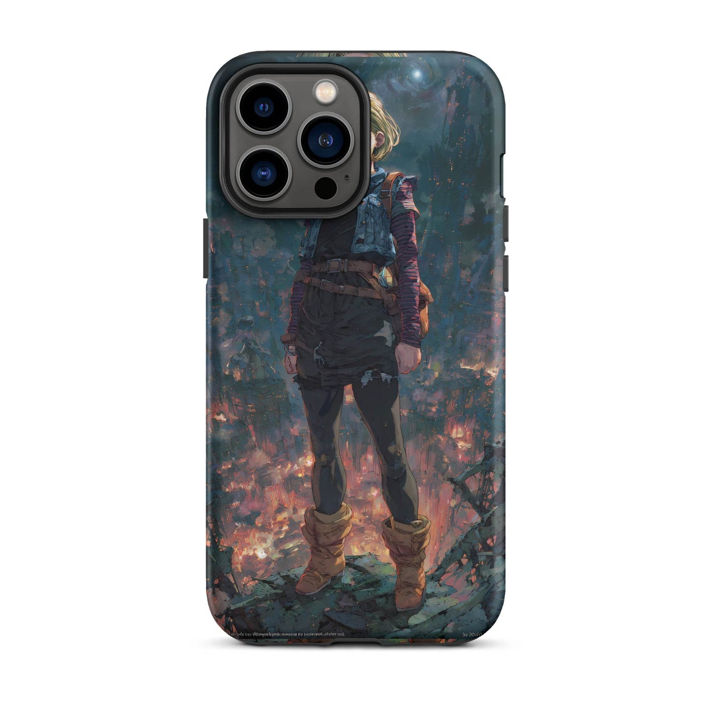 Android 18 Dragon Ball Z Anime Tough Case for iPhone® - Chromavolt