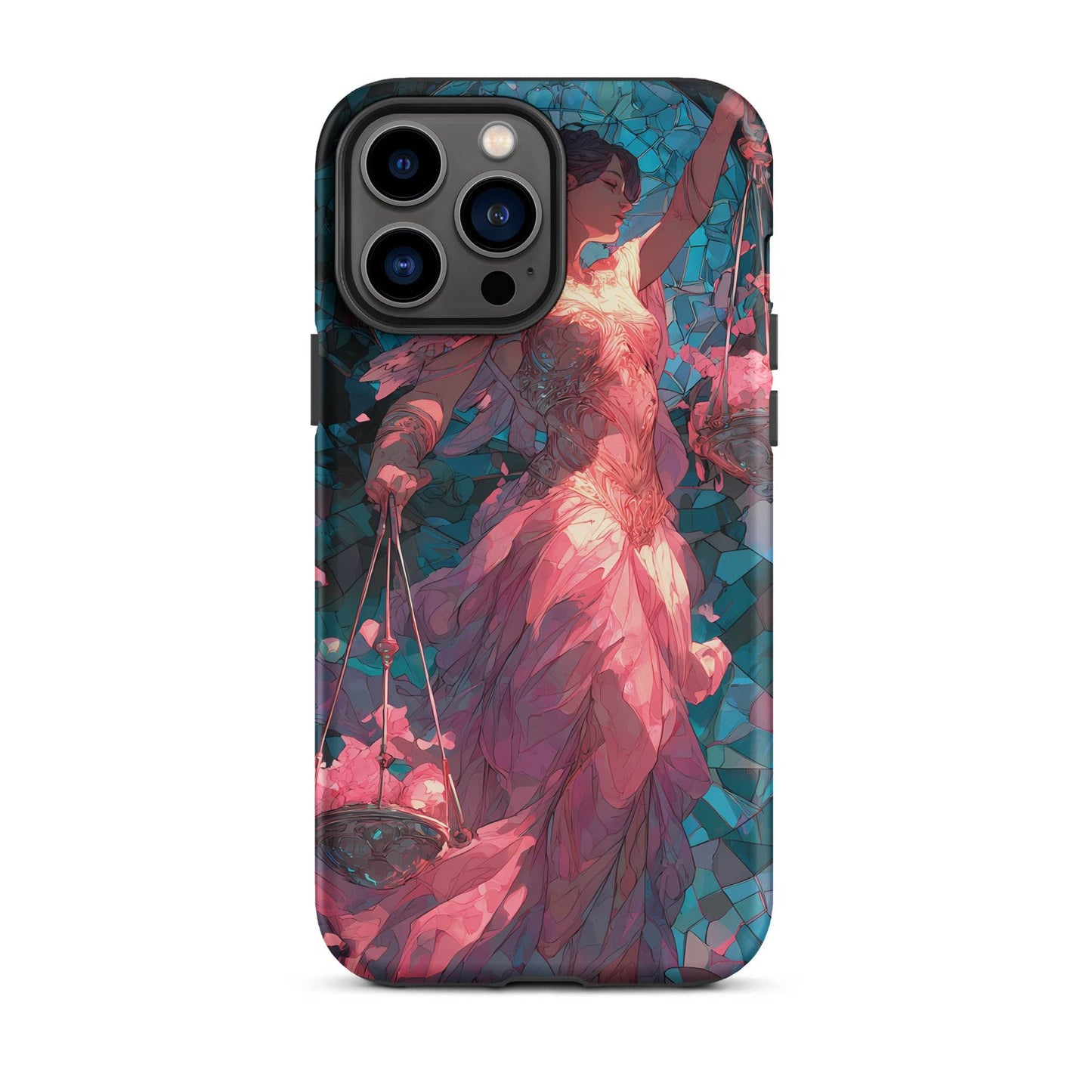 Libra Zodiac Sign Fan Art Tough Case for iPhone® - Chromavolt