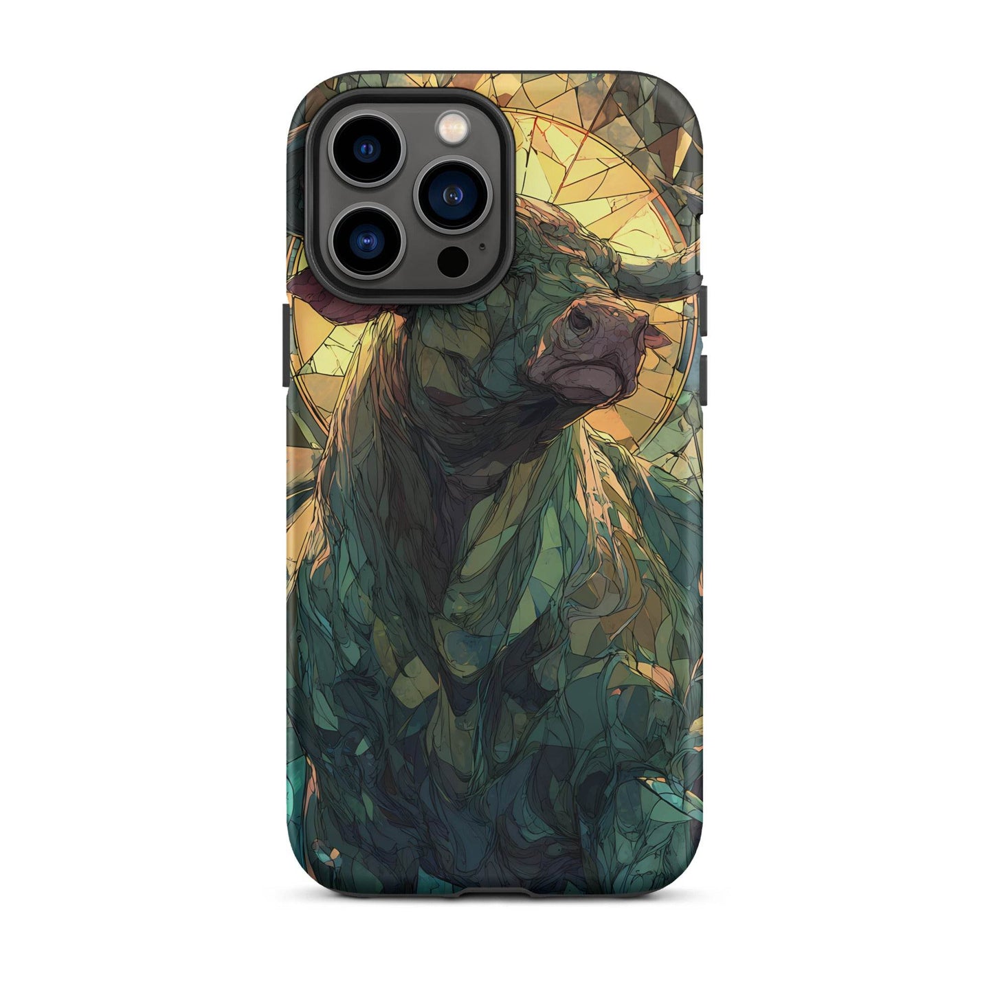 Taurus Zodiac Sign Fan Art Tough Case for iPhone® - Chromavolt