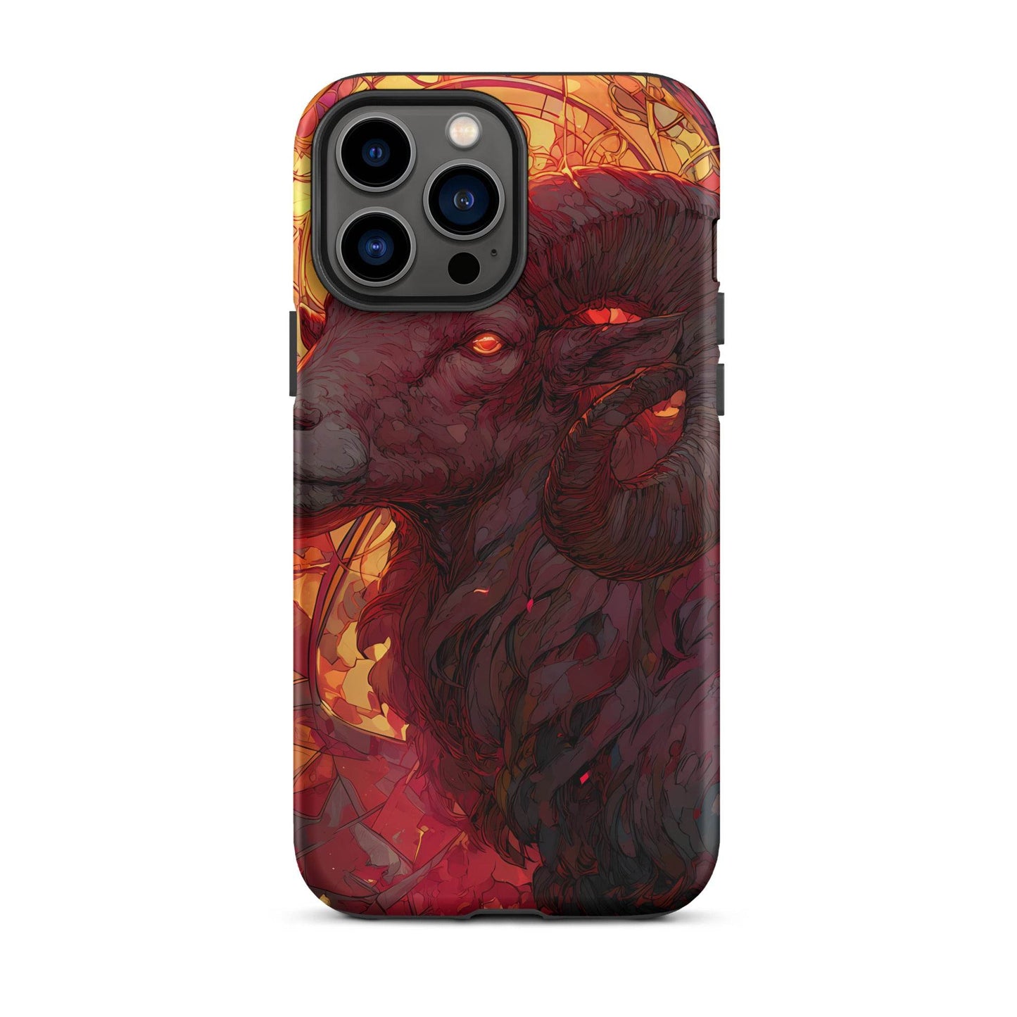 Aries Zodiac Sign Fan Art Tough Case for iPhone® - Chromavolt