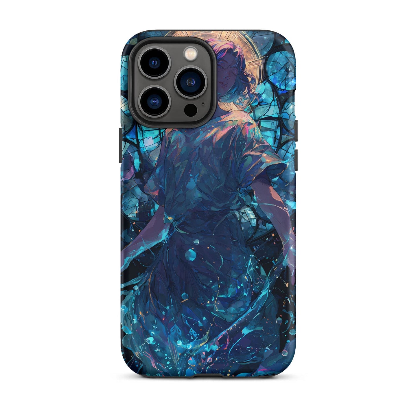 Aquarius Zodiac Sign Fan Art Tough Case for iPhone® - Chromavolt