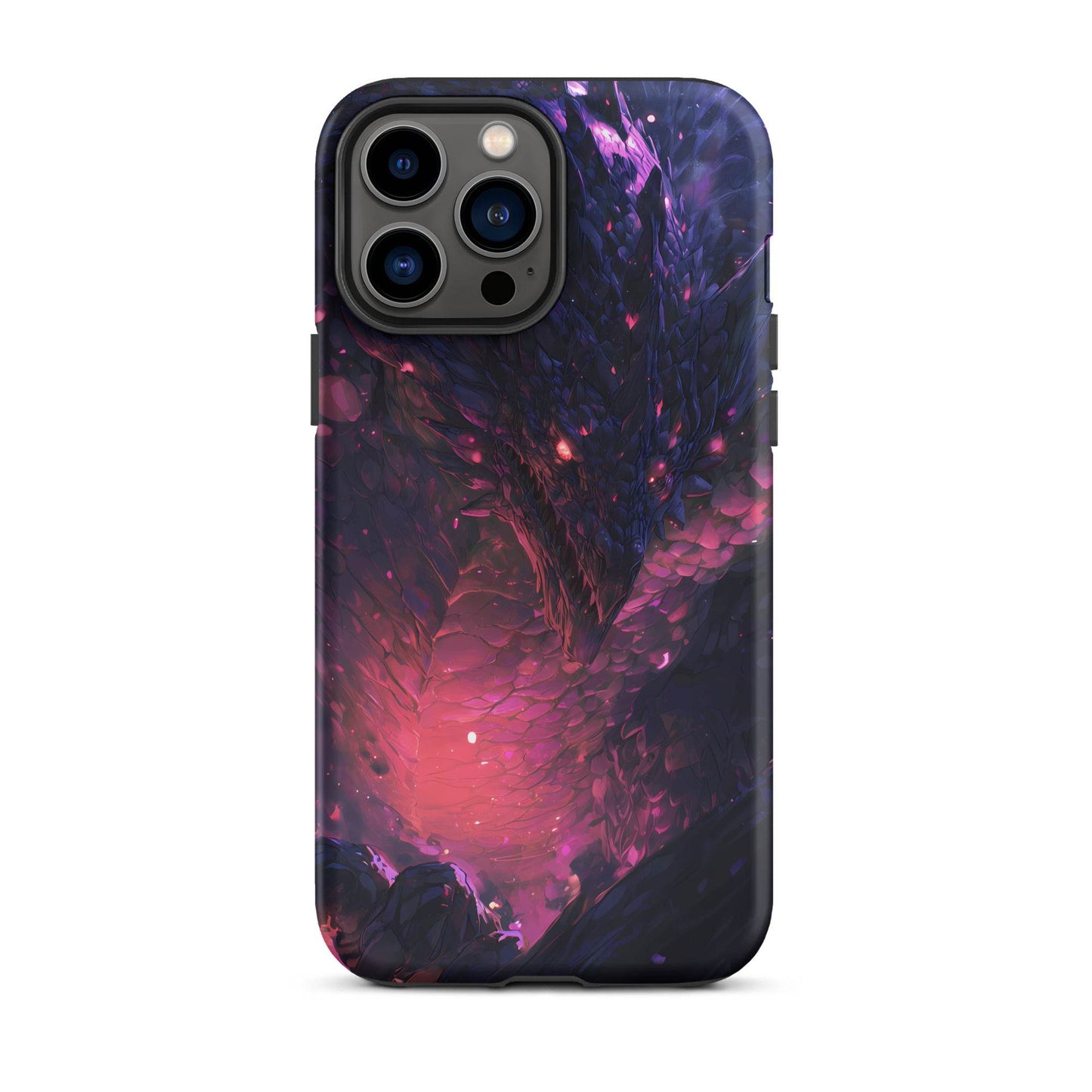 Darkness Dragon: The Void Warden Tough Case for iPhone® - Chromavolt