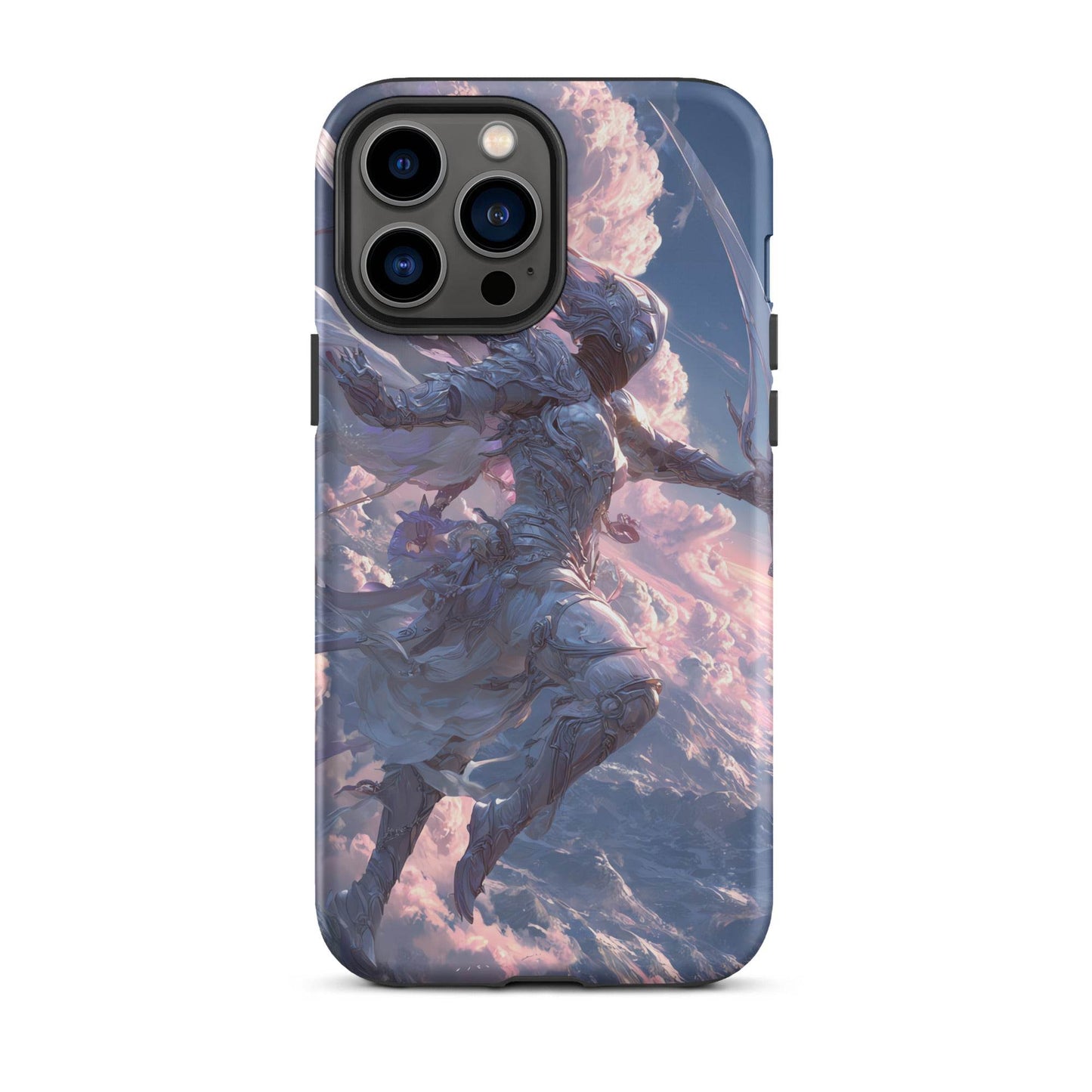 Wind Elemental Knight, Original Anime Art Tough Case for iPhone® - Chromavolt