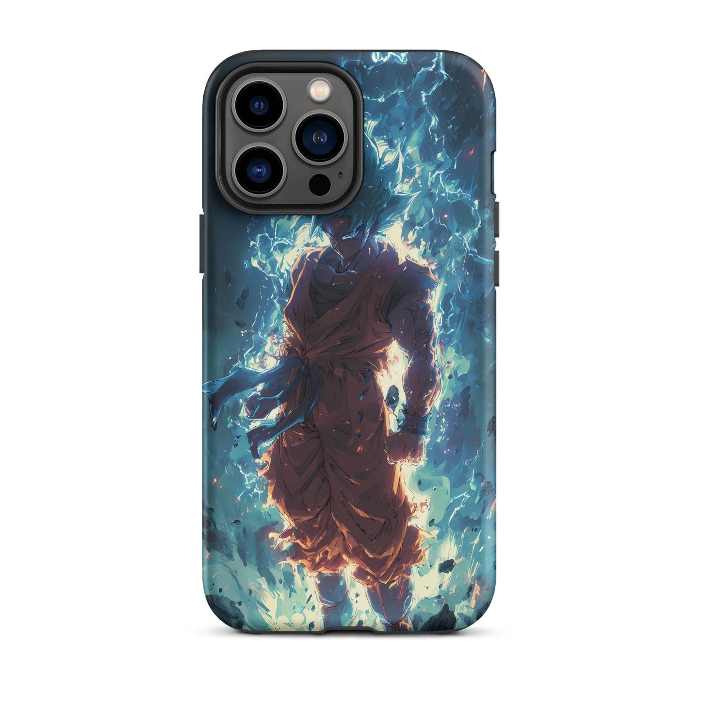 Super Saiyan Blue Goku, Dragon Ball Super Anime Fan Art Tough Case for iPhone® - Chromavolt