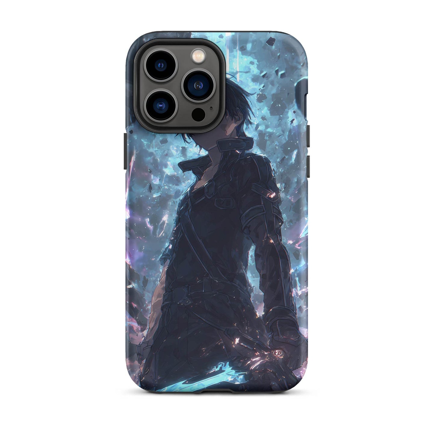 Kirito Kirigaya Sword Art Online Anime Fan Art Tough Case for iPhone® - Chromavolt