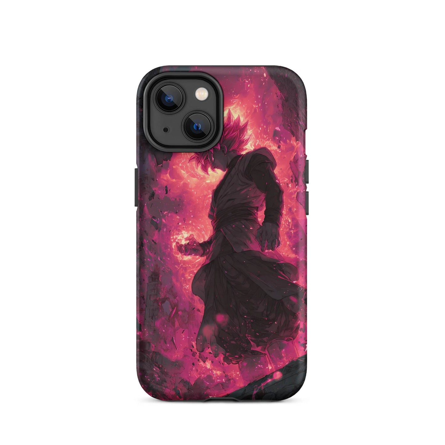 Zamasu Goku Black, Pink Rose Super Saiyan Dragon Ball Tough Case for iPhone® - Chromavolt