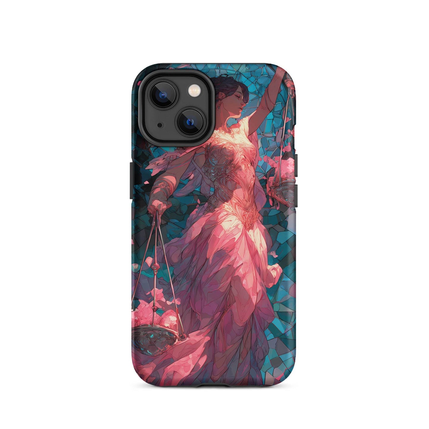 Libra Zodiac Sign Fan Art Tough Case for iPhone® - Chromavolt