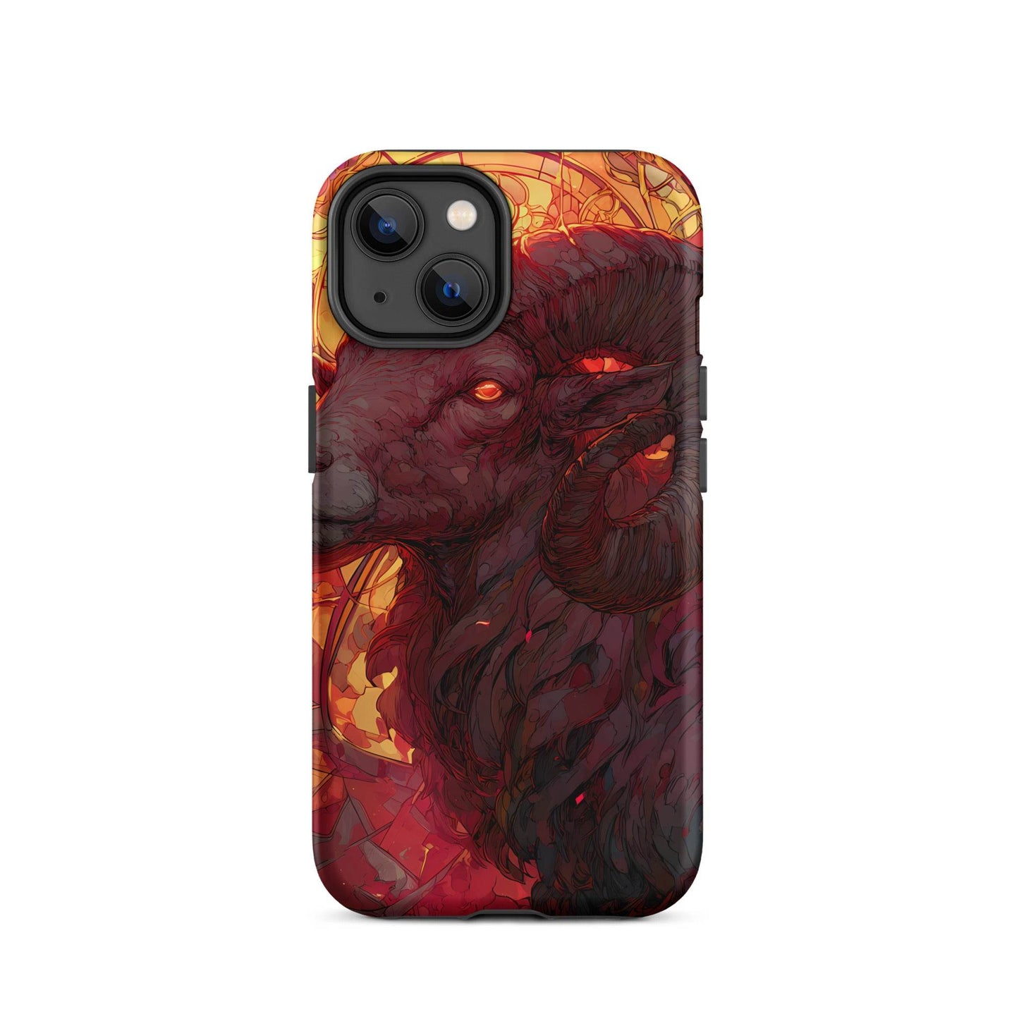 Aries Zodiac Sign Fan Art Tough Case for iPhone® - Chromavolt