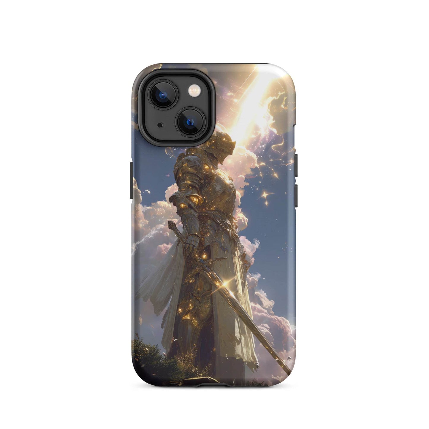 Light Elemental Knight, Original Anime Art Tough Case for iPhone® - Chromavolt