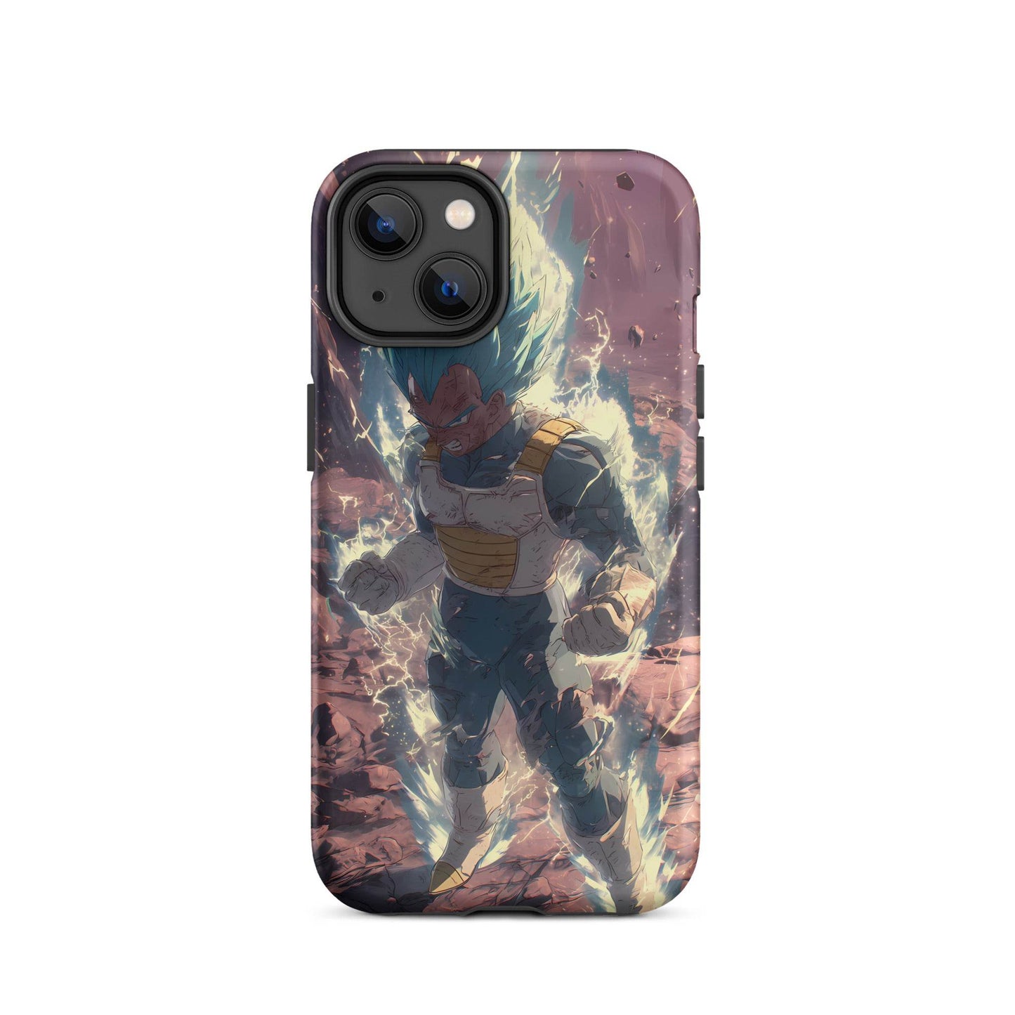 Super Saiyan Blue Vegeta, Dragon Ball Super Anime Fan Art Tough Case for iPhone® - Chromavolt