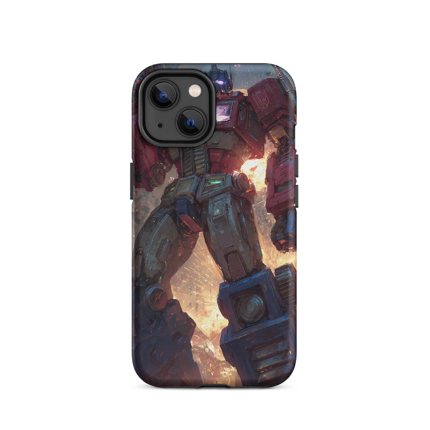Optimus Prime Transformers Anime Fan Art Tough Case for iPhone® - Chromavolt