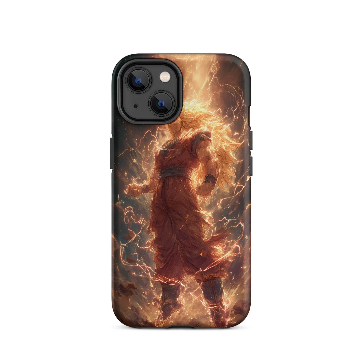 Super Saiyan 3 Goku, Dragon Ball Z Anime Fan Art Tough Case for iPhone® - Chromavolt