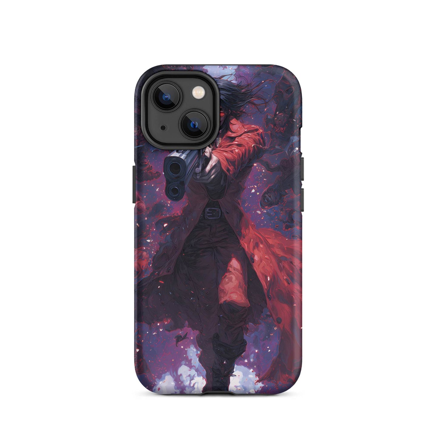 Alucard Hellsing Anime Fan Art Tough Case for iPhone® - Chromavolt