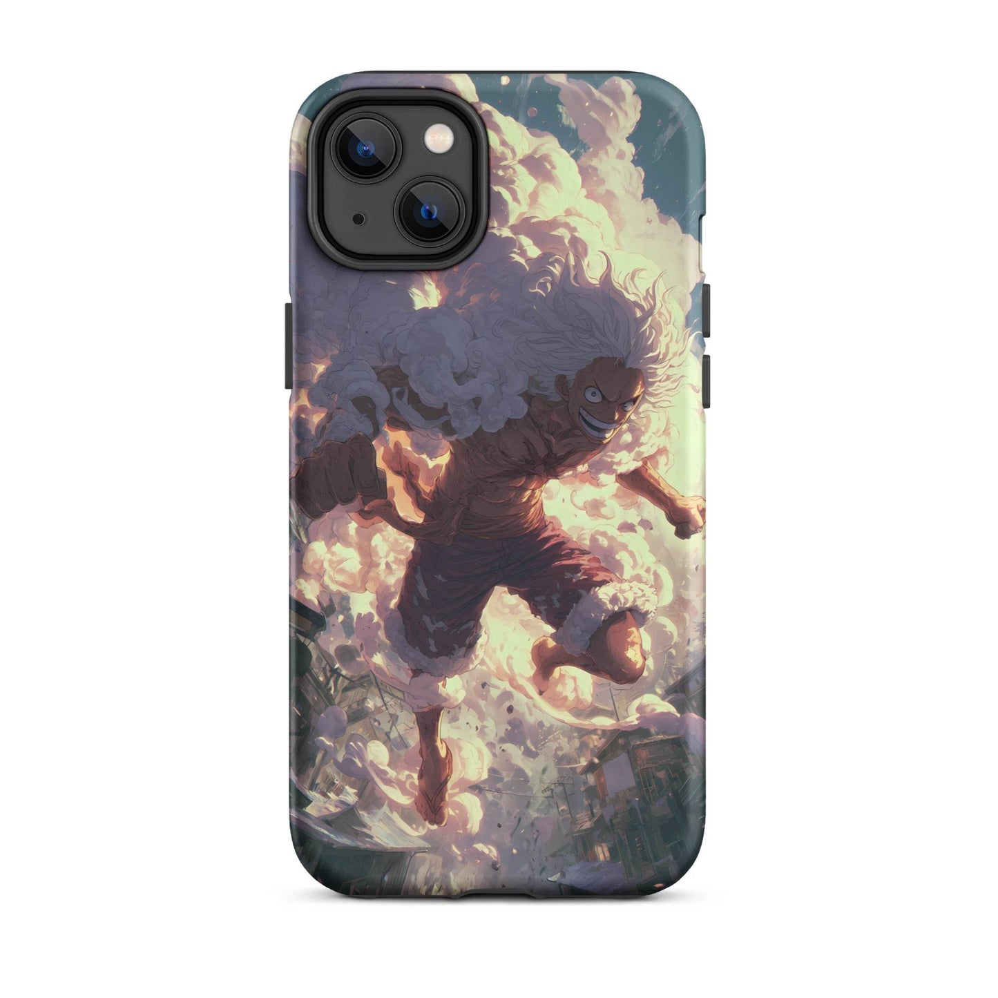 Monkey D Luffy Gear 5 Sun God Nika, One Piece Anime Tough Case for iPhone® - Chromavolt