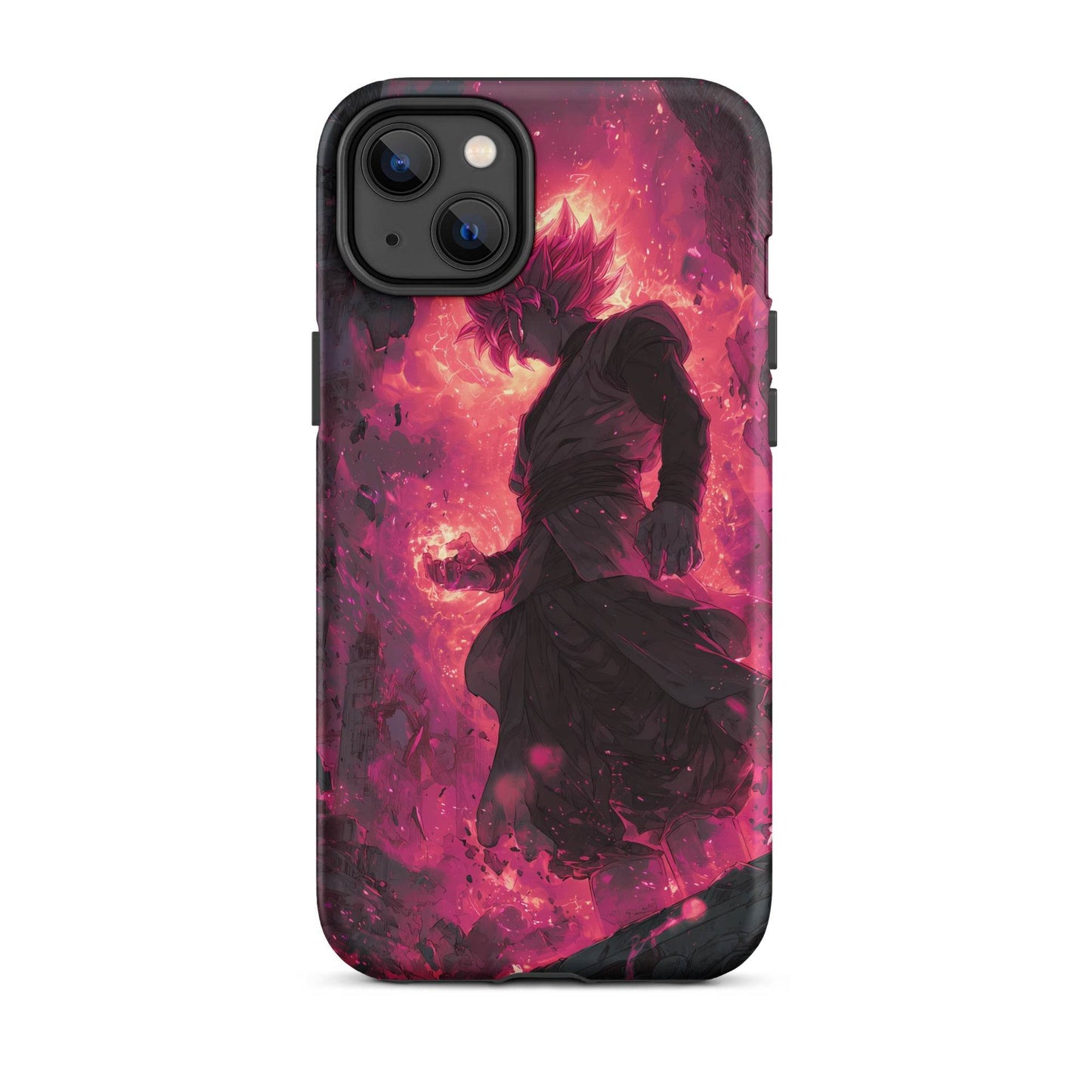 Zamasu Goku Black, Pink Rose Super Saiyan Dragon Ball Tough Case for iPhone® - Chromavolt