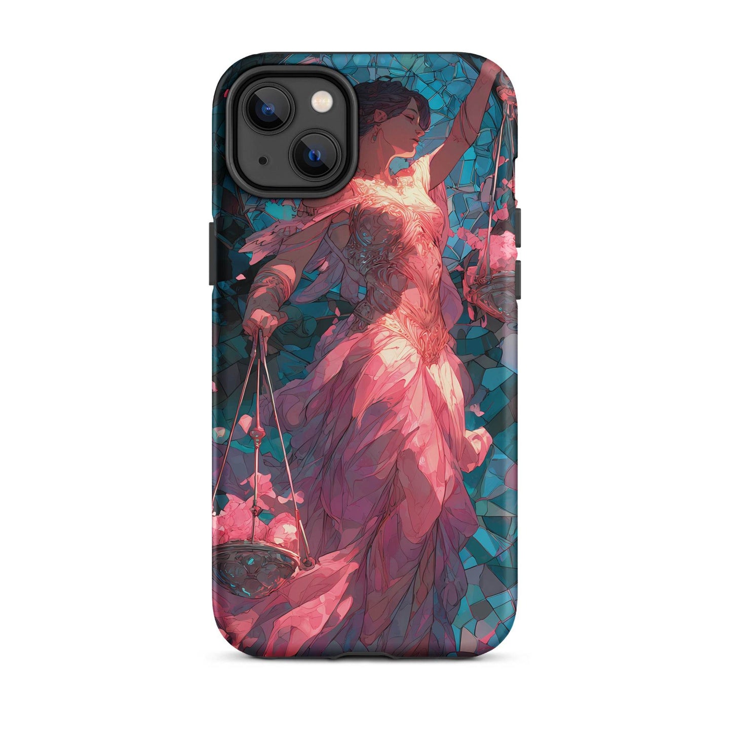 Libra Zodiac Sign Fan Art Tough Case for iPhone® - Chromavolt