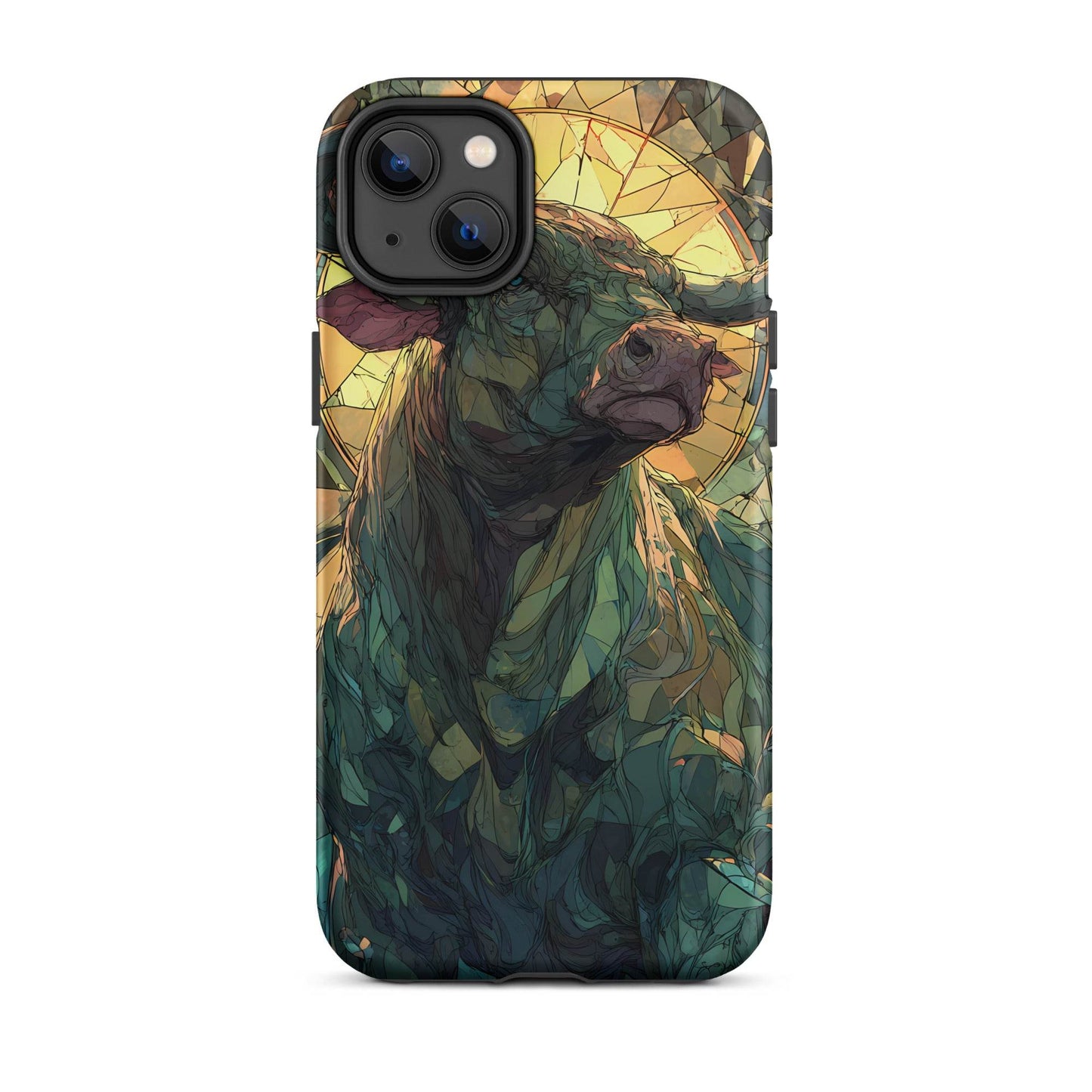 Taurus Zodiac Sign Fan Art Tough Case for iPhone® - Chromavolt